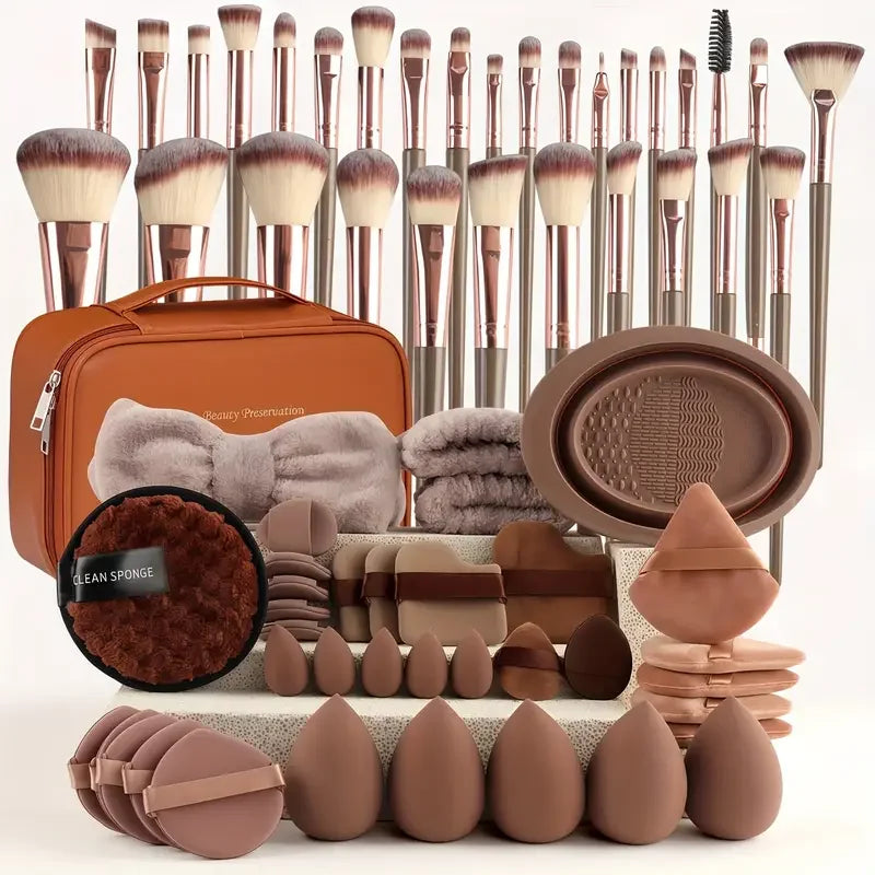 20Pcs Premium Makeup Brushes Set Soft Fluffy Beauty Cosmetic Foundation Makeup Brush Eyeshadow Blush Kabuki Make Up Tools