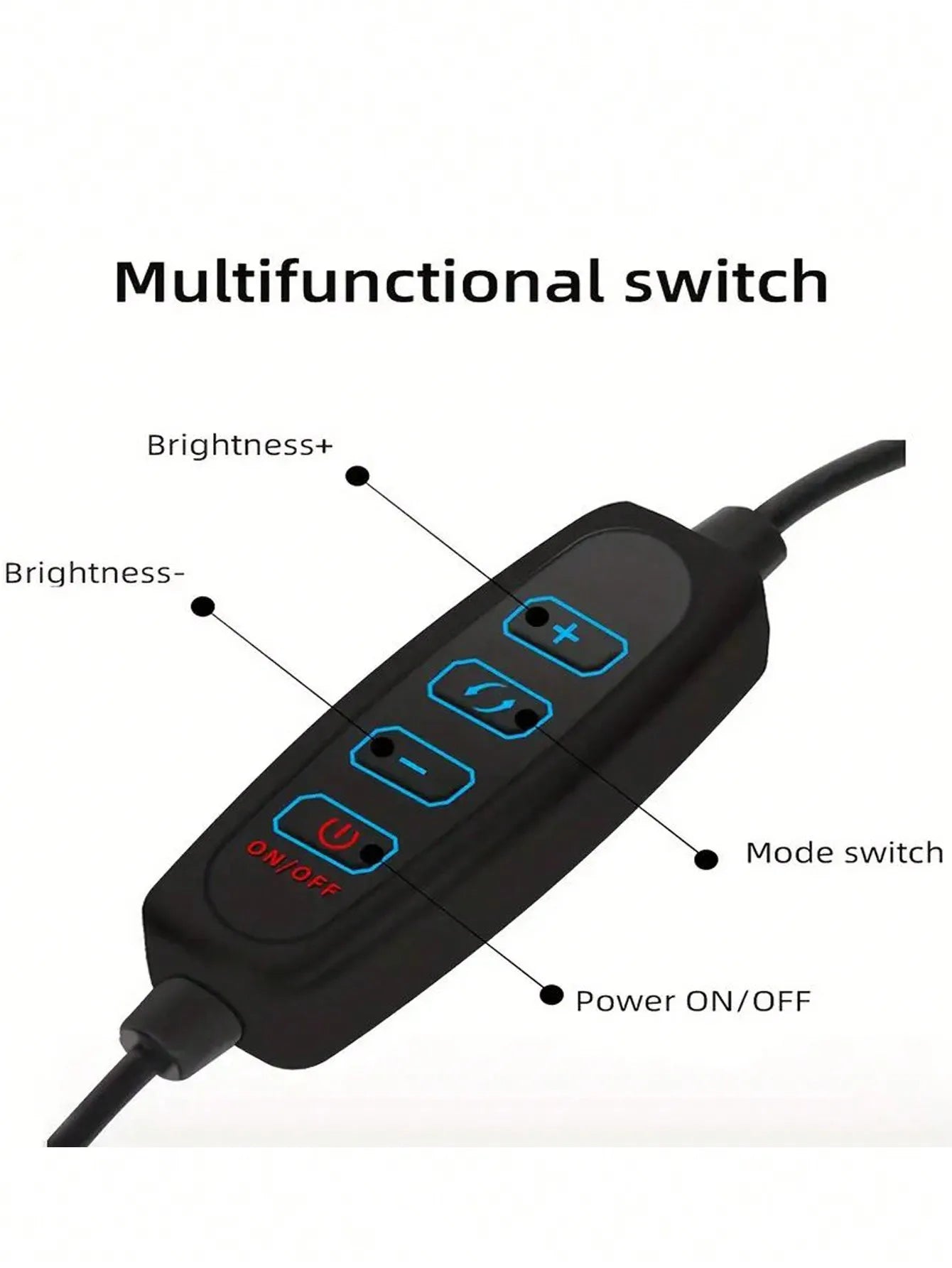 110cm tripod stand+O-clip, equipped with 10 inch live streaming ring fill light and selfie live streaming artifact